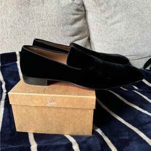 Christian Louboutin Men's Black Loafers